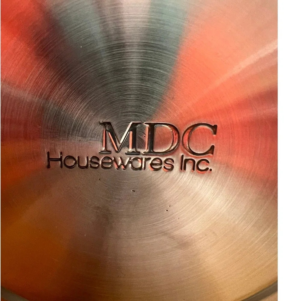 MDC Housewares Whistling Tea Kettle‎ Unisex OS Silver Red NWOT Stainless Steel